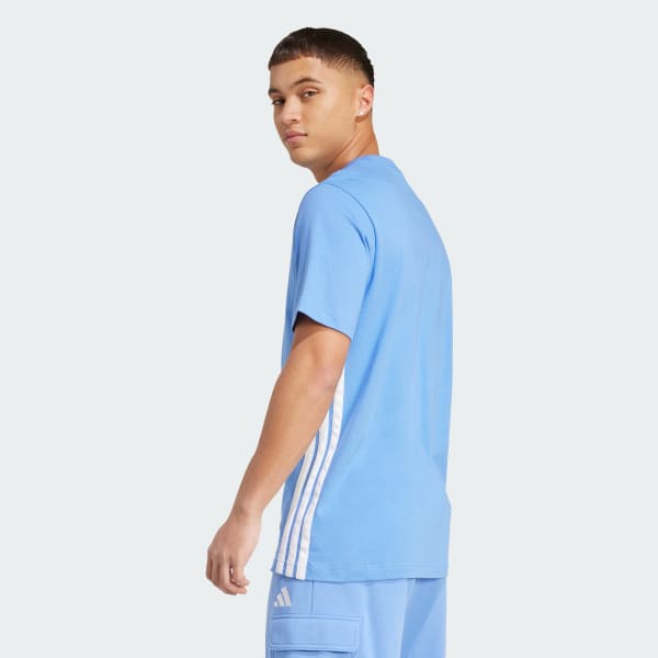 Azul Polera Essentials 3 Tiras Tejido Jersey