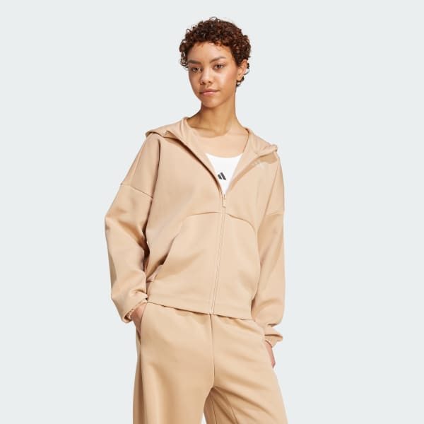 Marron Chaqueta con capucha Future Icons Small Logo