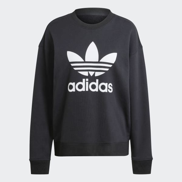 All black discount adidas sweatshirt