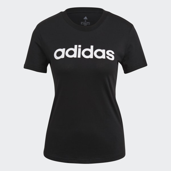 Noir T-shirt LOUNGEWEAR Essentials Slim Logo