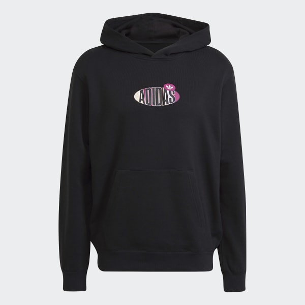 Nero Hoodie Trefoil A33 LCH65