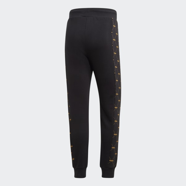 linear graphic track pants