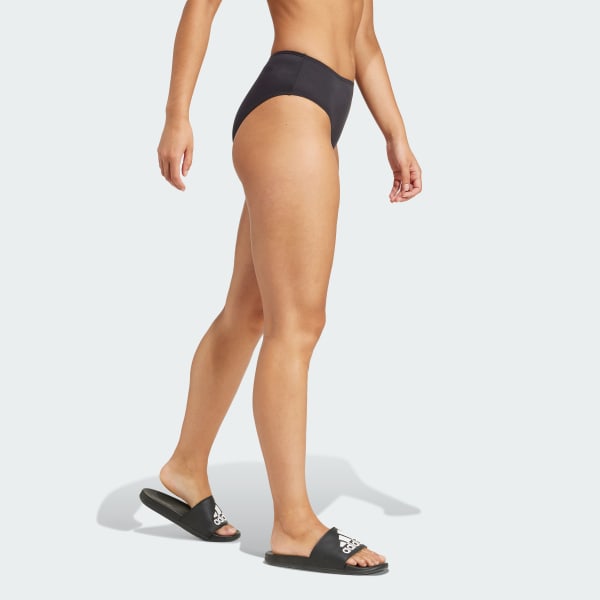 Schwarz Iconisea Mid-Waist Bikinihose