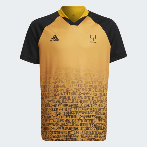Gold MESSI 10 JERSEY        