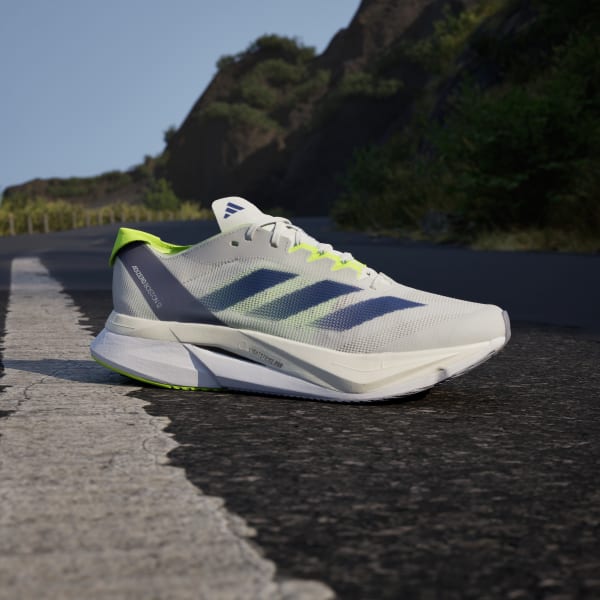 สีขาว รองเท้า Adizero Boston 12