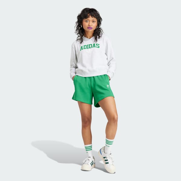 adidas Adicolor Essentials | Lifestyle Women\'s French | Green US adidas Terry - Shorts