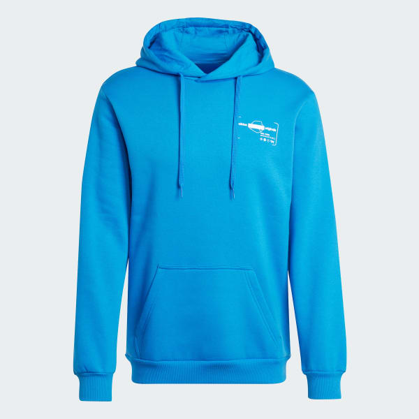 adidas Paris Graphic Hoodie Blue adidas UK