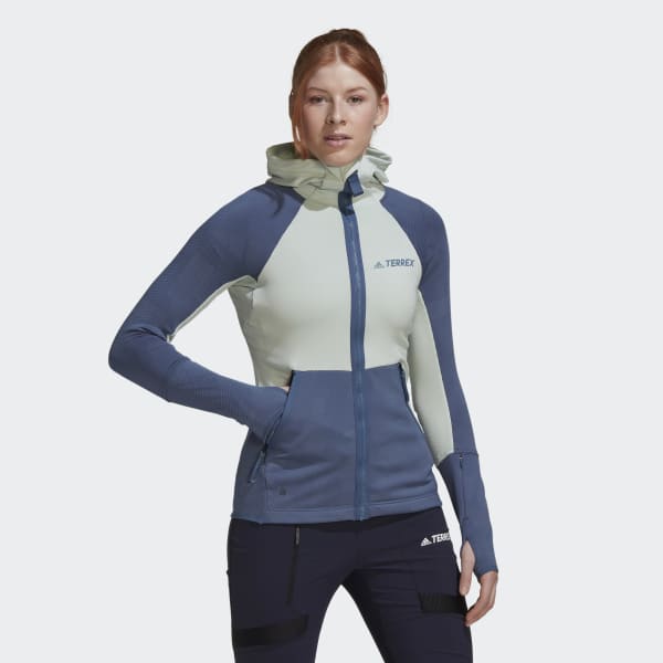 Gron Terrex Tech Flooce Hooded Hiking Fleece Jacket CC806
