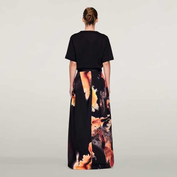 Black Y-3 AOP Track Skirt