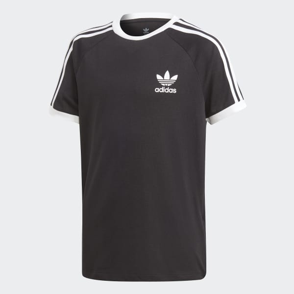 adidas 3-Streifen T-Shirt - Schwarz 