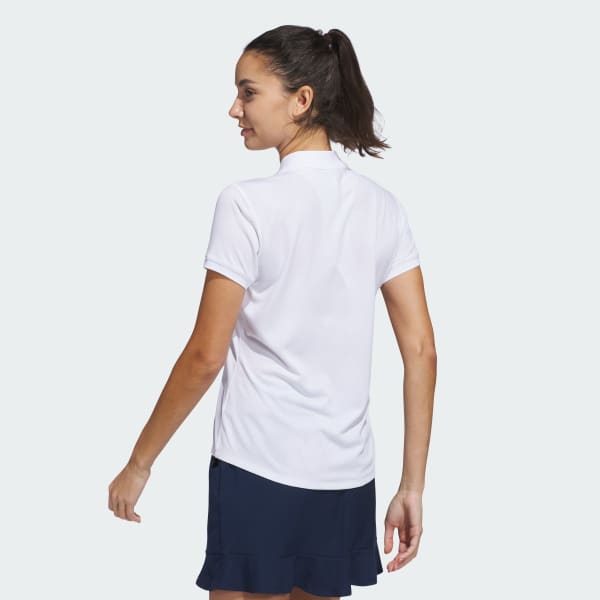White Ultimate365 Diamond Jacquard Polo Shirt