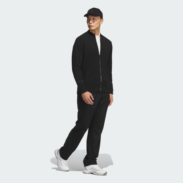 Black 방풍 안감 풀집 니트 스웨터