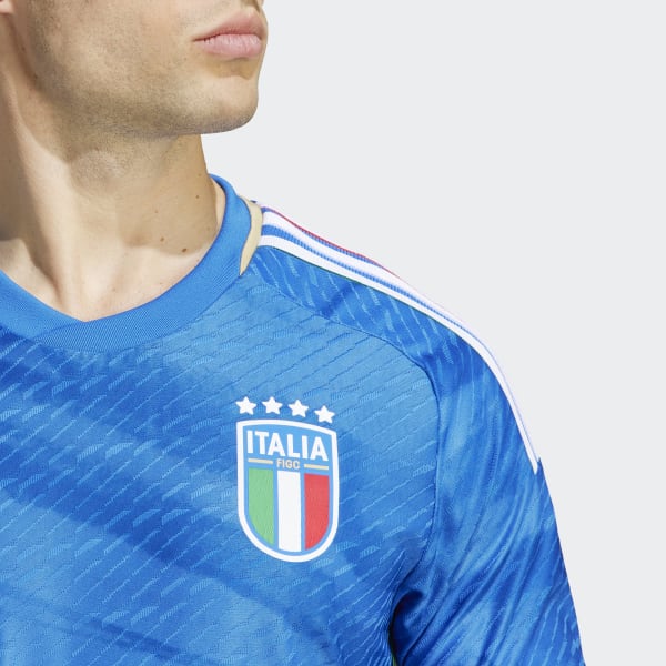 Adidas 2023 Italy Authentic Home Jersey - Blue, M