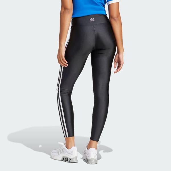 Black Adicolor 3-Stripes Leggings Polyester