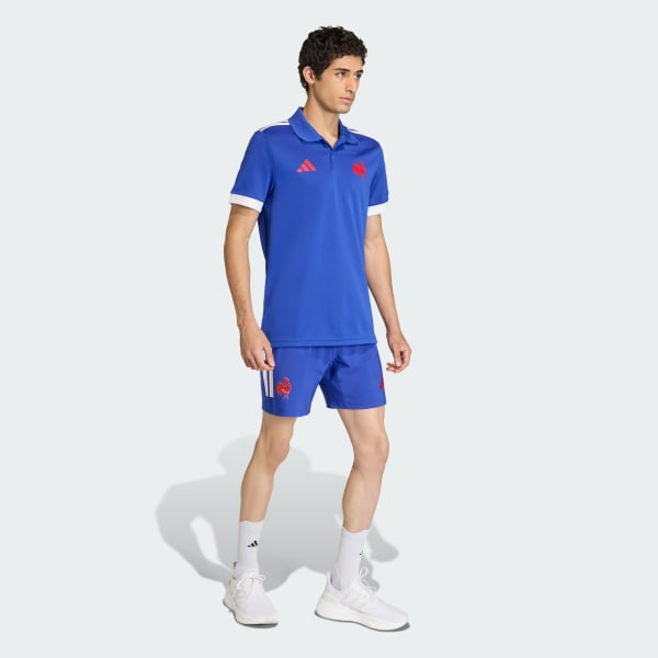 Μπλε France rugby Home supporters replica polo