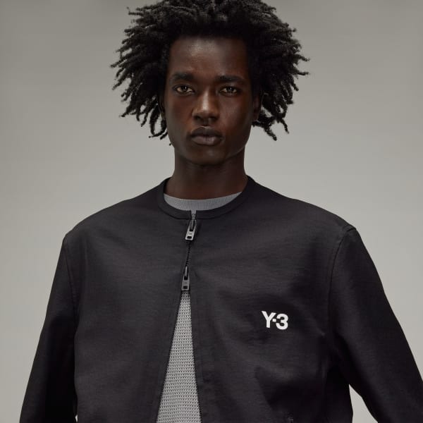 adidas Y-3 Mesh 3-Stripes Track Top - Black | Free Shipping adidas Y-3 Mesh 3-Stripes Track Top - Black | Free Shipping