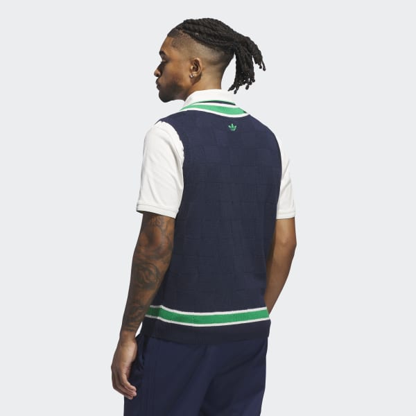 アディダス 【オリジナルスゴルフ】Originals ニット ベスト - ブルー