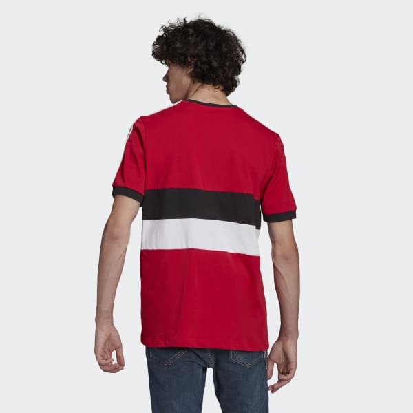 protest spor tro på adidas Manchester United 3-Stripes Tee - Red | adidas US