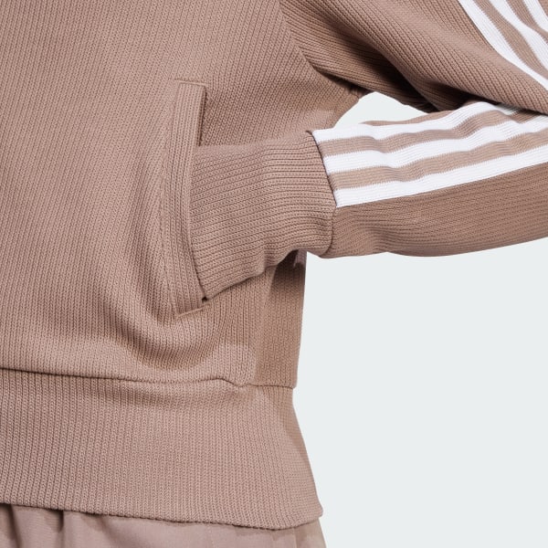 adidas Knit Top - Brown | Free Shipping with adiClub