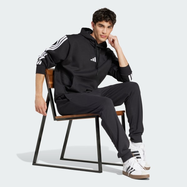 Nero Pantaloni Essentials Feel Comfort French Terry