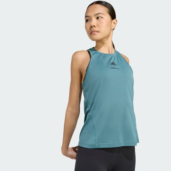 アディダス Les Mills グラフィック タンクトップ - グリーン
