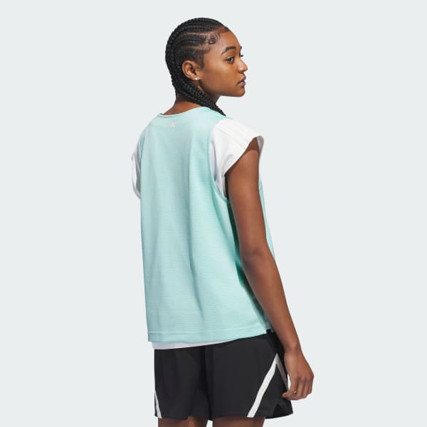 Turquoise Select Mesh Tank Top