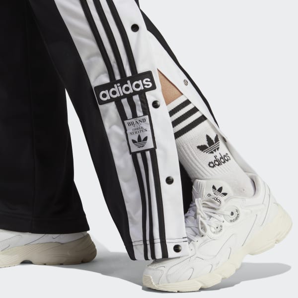adidas track button pants, Women's Fashion, Activewear on Carousell