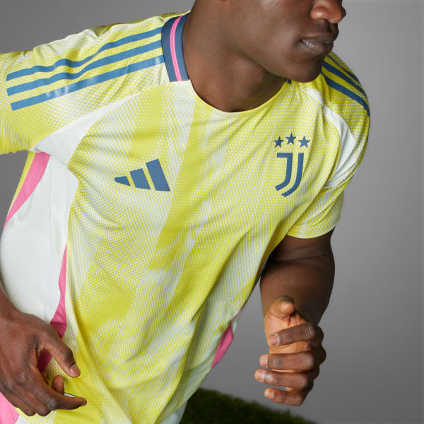 Jaune Maillot Extérieur Juventus 24/25 Authentique