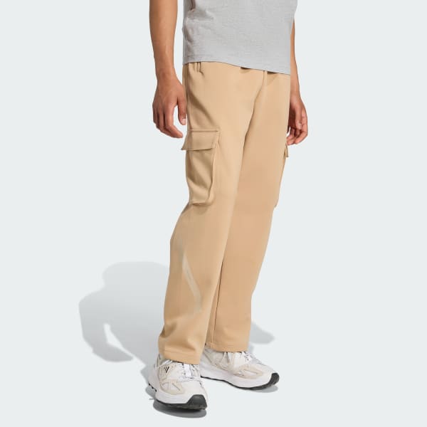 Marron Pantalon cargo ourlet ouvert adidas Z.N.E.