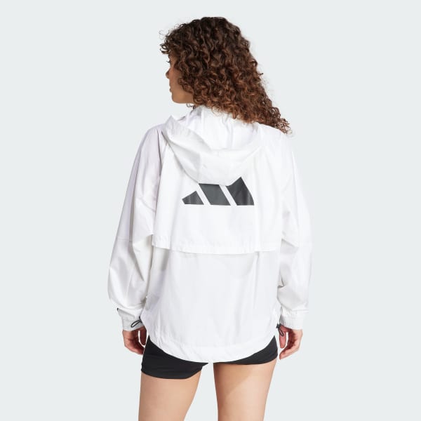 White WIND.RDY Hyperglam Windbreaker