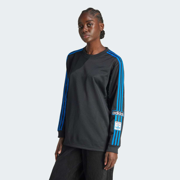adidas Adibreak Long Sleeve Mesh Top Black adidas Malaysia