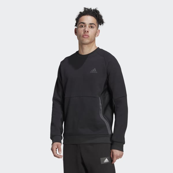Czerń Designed for Gameday Crew Sweatshirt TA705