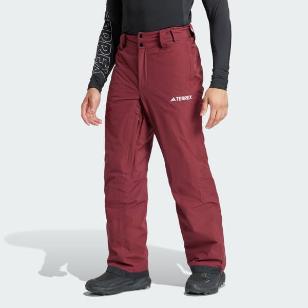 adidas Terrex Xperior 2L Insulated Tracksuit Bottoms Burgundy