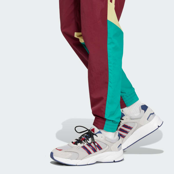 adidas AS Roma Seasonal Track Tracksuit Bottoms - Burgundy