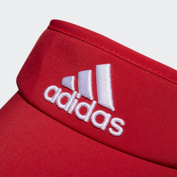 red adidas visor