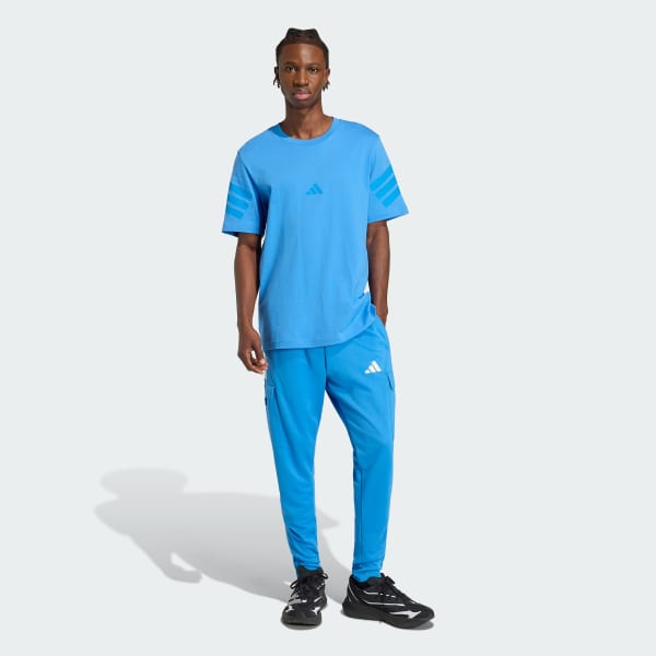 Azul Playera Future Icons 3 Franjas