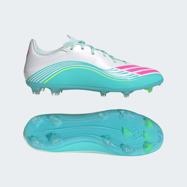 White F50 MESSI LEAGUE Firm Ground /Multi Ground Football Boots