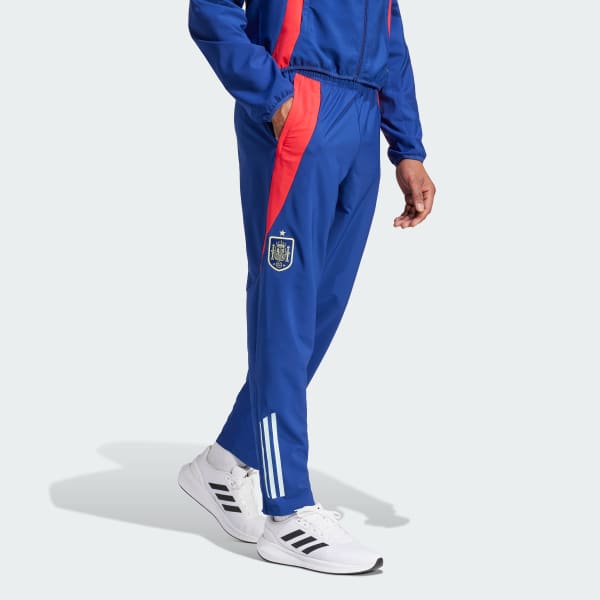 Blue adidas soccer pants on sale