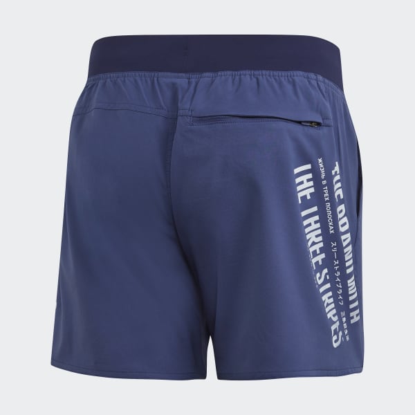 adidas Zip Pocket Tech Swim Shorts Blue adidas UK