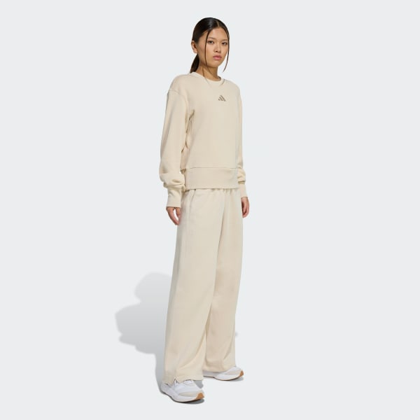 Beige Sudadera regular de felpa francesa ALL SZN