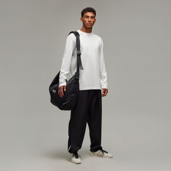 White Y-3 Graphic Long Sleeve Tee