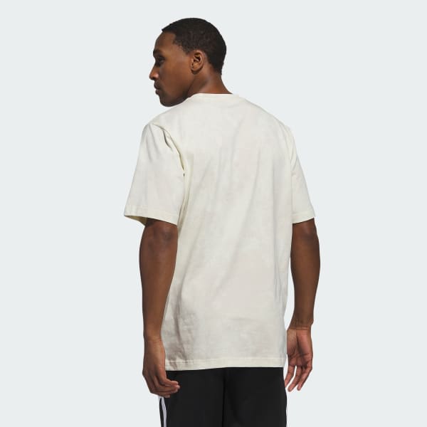 Beige Polo Estampado Worldwide Hoops