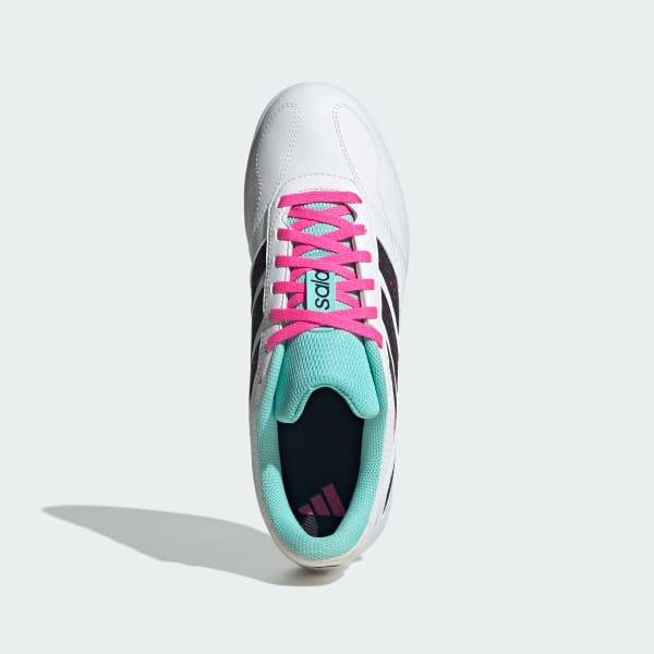 Branco Chuteira Super Sala Competition 3 para futsal