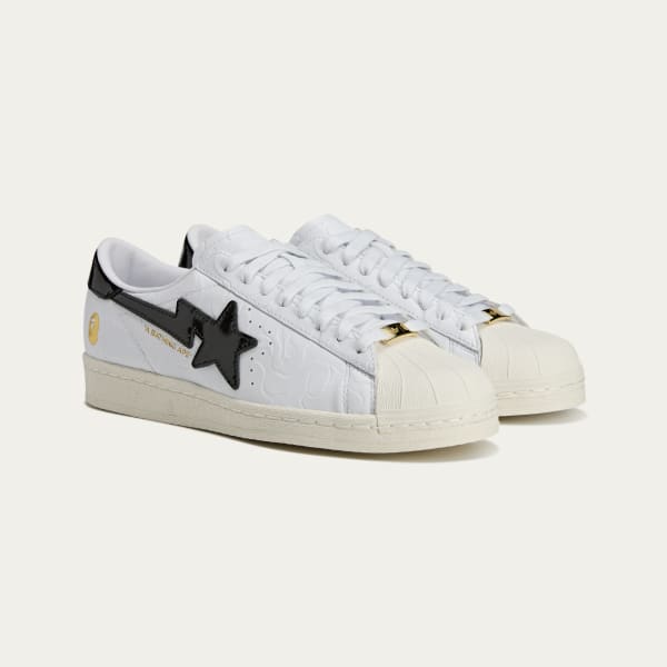 White SSTR V Bape Shoes