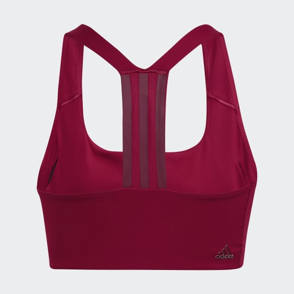 adidas Powerimpact Training Medium-Support Bra - Red