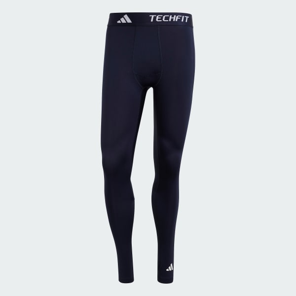 Azul Mallas Largas de Entrenamiento TECHFIT Compression