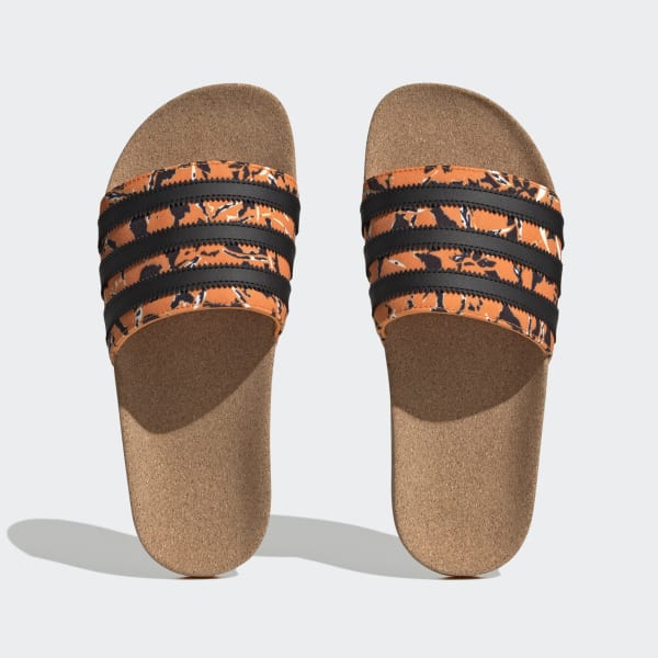 Oransje Adilette Sandaler