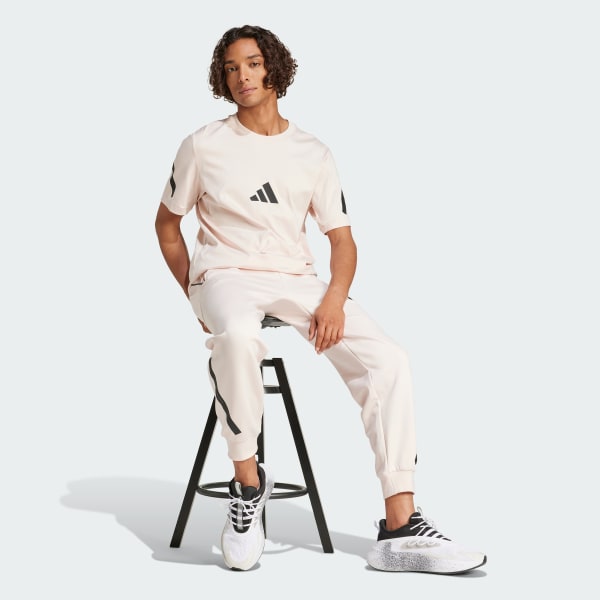 สีชมพู เสื้อยืด adidas Z.N.E.