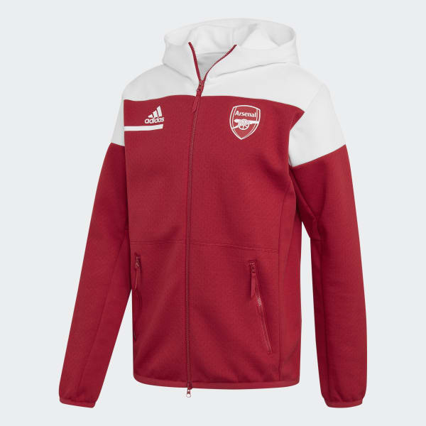 adidas Arsenal Anthem Jacket Burgundy adidas New Zealand