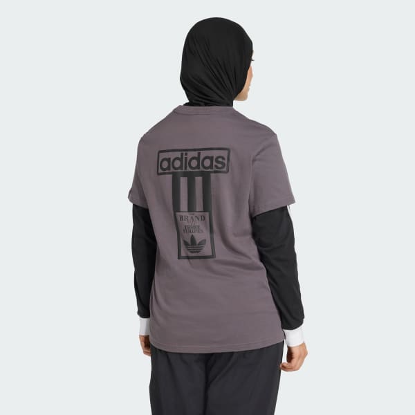 Cinza Camiseta Adibreak Adicolor